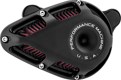Performance Machine (Pm) Air Cleaner Jet Black Ops Touring 2024+ 0206-2167-Smb
