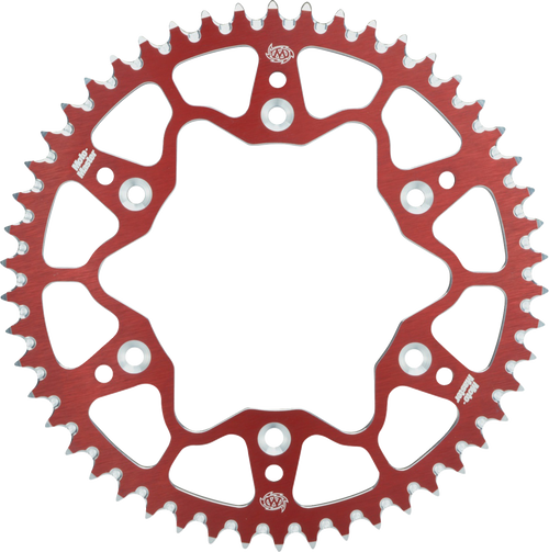 MOTO-MASTER 620012352 Moto-Master 7075 Series Alu Sprocket (Red, 520-52T) Suzuki 620012352