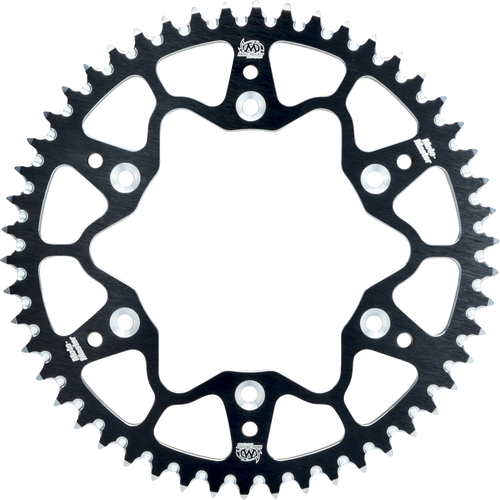 MOTO-MASTER 620022248 Moto-Master 7075 Series Alu Sprocket (Black, 520-48T) Honda 620022248
