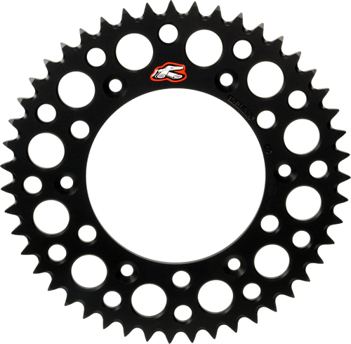 RENTHAL 441U-428-47GPBK Renthal Sprocket Rear 428 47T Black 441U-428-47Gpbk