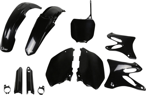 Ufo Body Kit Yamaha Yz125/250 02-05 Black Yakit301F@001