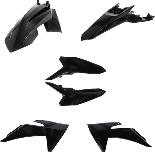 ACERBIS 2986980001 Acerbis Plastic Kit Sx65 Black 2986980001