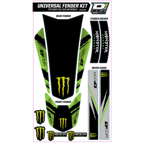 D'COR VISUALS 1520101 D'Cor Visuals Universal Trim Kit - Green Monster 15-20-101