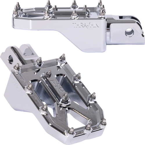 Thrashin Supply Co. Footpegs Aggressor Front M8 Softail Chrome Tsc-2022-3-Sf