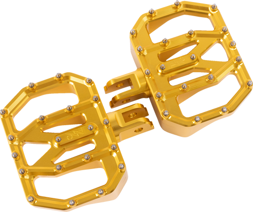 THRASHIN SUPPLY CO. TSC-2031-5-SF Thrashin Supply Co. Floorboards Aggressor Mini Front Softail Gold Tsc-2031-5-Sf