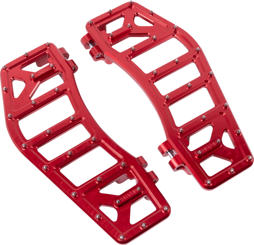THRASHIN SUPPLY CO. TSC-2219-2 Thrashin Supply Co. Floorboards Aggressor Bagger Red Tsc-2219-2