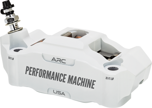 PERFORMANCE MACHINE (PM) 0052-2427-WC Performance Machine (Pm) Caliper Front Left White 125X4 Race Series Radial Mount 0052-2427-Wc