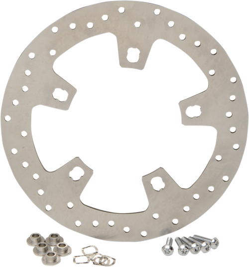 Drag Specialties Rotor Frt S/S 14- 22 Flt