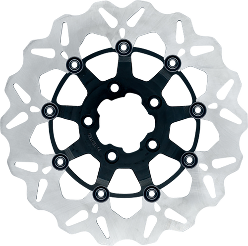 Gbrakes GBDU002 Gbrakes Brake Rotor Rear Floating Wave Black Gbdu002