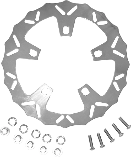 Coastal Moto Rotor Front 11.8" Diameter Dragon Touring Stainless 2014- Cm-Fr-118Drss