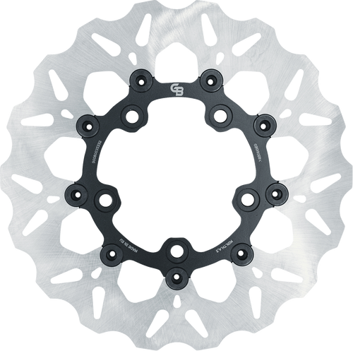 Gbrakes Brake Rotor Rear Wave Solid Mount Gbd9008X