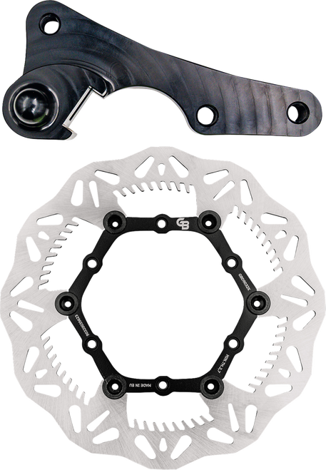 Gbrakes GBDOS3 Gbrakes Brake Rotor Kit 270Mm Floating Wave Rotor + Bracket Gbdos3