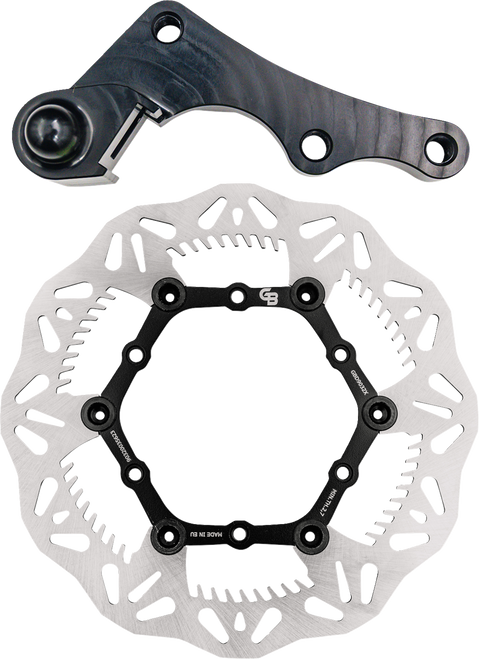 Gbrakes GBDOS10 Gbrakes Brake Rotor Kit 270Mm Floating Wave Rotor + Bracket Gbdos10