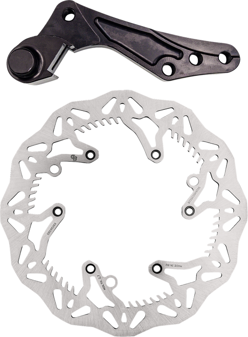 Gbrakes GBDOS219 Gbrakes Brake Rotor Kit 270Mm Solid Mount Wave Rotor + Bracket Gbdos219