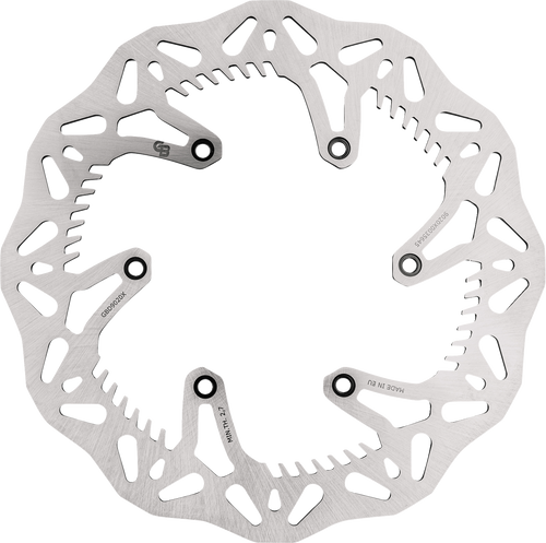 Gbrakes GBD9020X Gbrakes Brake Rotor 260Mm Solid Mount Wave Front Gbd9020X Gbd9020X