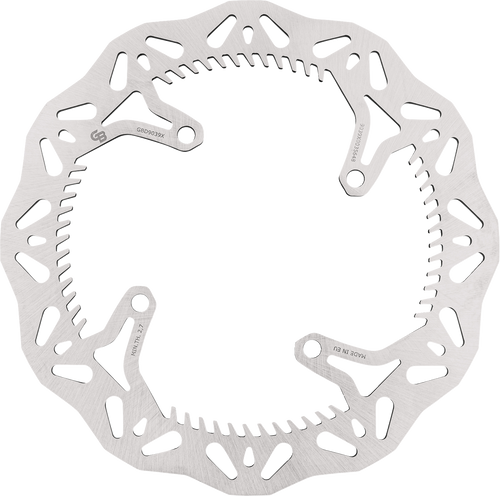 Gbrakes GBD9039X Gbrakes Brake Rotor 270Mm Solid Mount Wave Front Gbd9039X Gbd9039X
