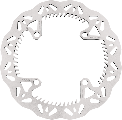 Gbrakes GBD9041X Gbrakes Brake Rotor 240Mm Solid Mount Wave Rear Gbd9041X Gbd9041X
