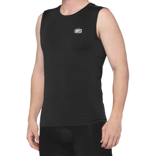 100% 4004600002 100% Basecamp Sleeveless Shirt - Black - Large 40046-00002