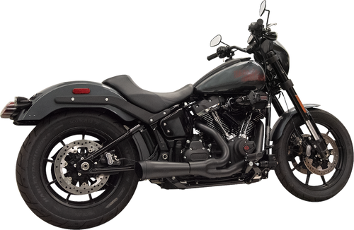 BASSANI XHAUST 1S75RBE Bassani Xhaust Exhaust Short Ripper 2:1 Black 49 State M8 Softail 1S75Rbe