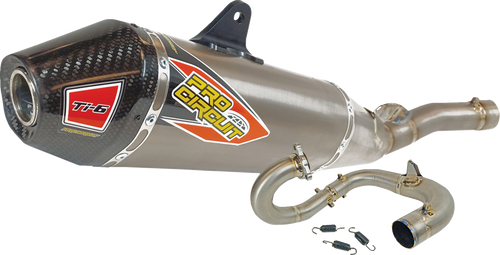 Pro Circuit Exhaust Ti6 Cf Cap Yam Yz450F 0332345F