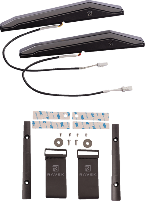 RAVEK 67-4005 Ravek Lights Red Turn & Brake Apex Ravek Kawasaki Ridge 67-4005