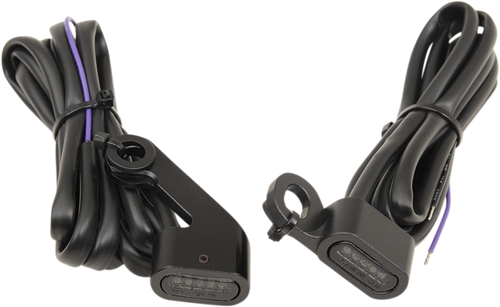 Drag Specialties Lights Mrkr Blk Smk Flt