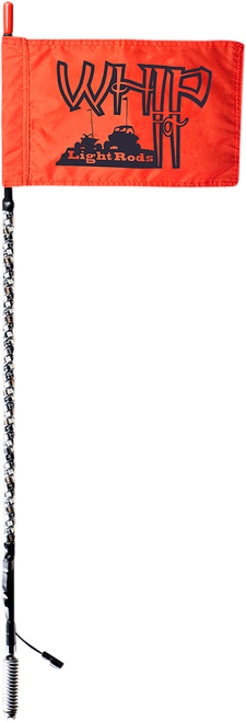 Whipitlightrods Whip 3' Black Bluetooth 3Bbt