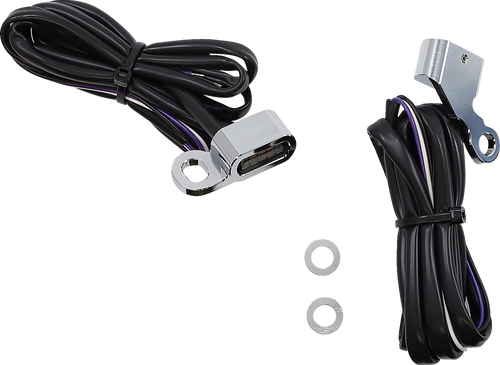 DRAG SPECIALTIES Drag Specialties Lights Mkr C Wh/A Smk 96-