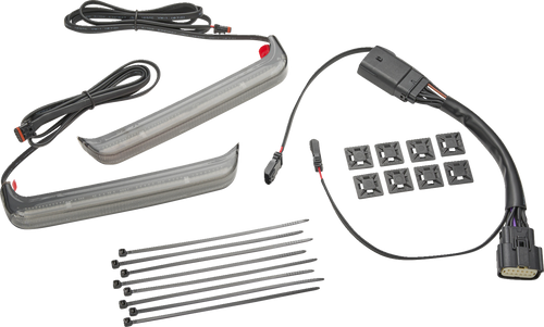 CIRO 42018 Ciro Light Bag Blades Smoke Lens Red Leds 42018