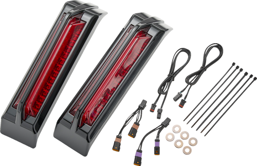 CIRO 42053 Ciro Lights Tail Filler Panel Red Lens Black 42053