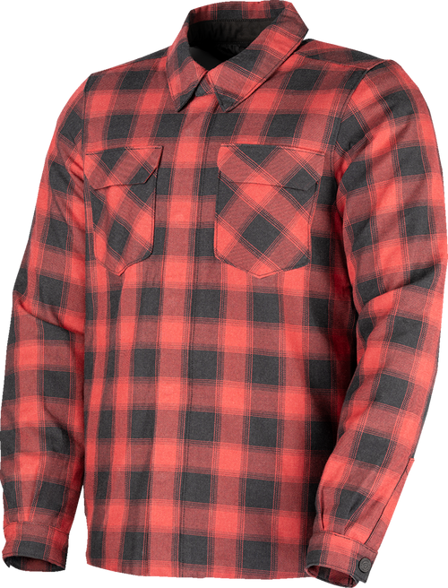 Icon Jacket Fallblock Flannel Red Sm