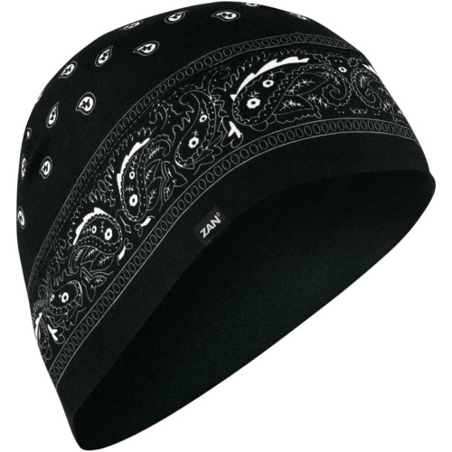 ZAN HEADGEAR WHLL101 Zan Headgear Sportflex Beanie - Paisley Black Whll101