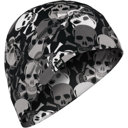 Zan Headgear Sportflex Beanie - Allover Skull Whll424