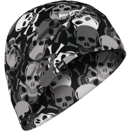 ZAN HEADGEAR WHLL424 Zan Headgear Sportflex Beanie - Allover Skull Whll424