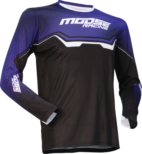 Moose Offroad Jersey Youth Qualifier Purple/Black/White Sm 2912-2633
