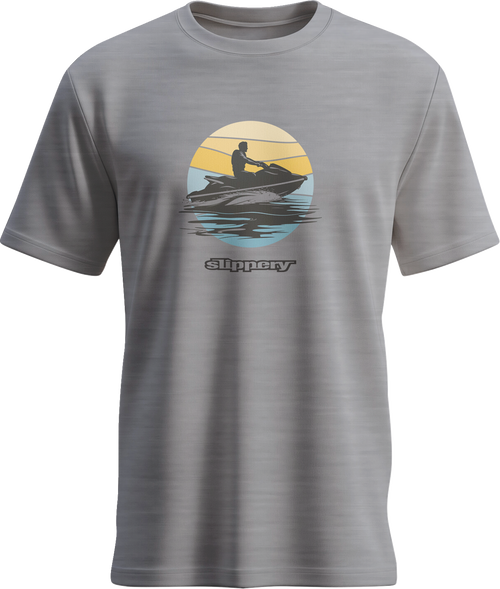 Slippery Tee Slippery Vintage Heather Gray Md