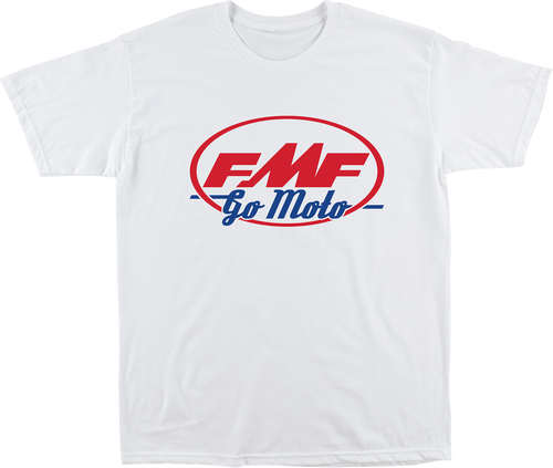 Fmf Tee Go Moto White Xl Fa25118900Whtxl