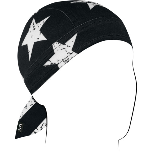 Zan Headgear Flydanna Sportflex - Black & White Flag Zl091