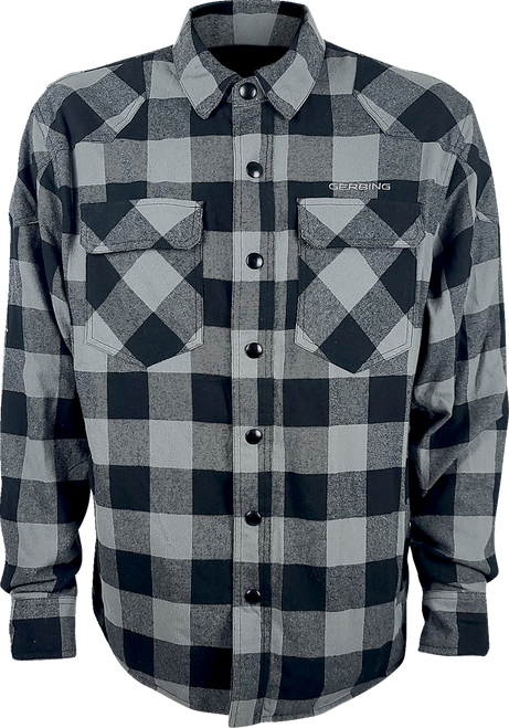 Gerbing Heated Clothing Shirt Flannel 7V Gray/Black 3Xl Ger7Vfs-Bg-3Xl