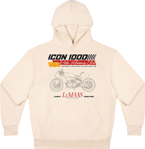 Icon Hoodie Always Something Ivory Md