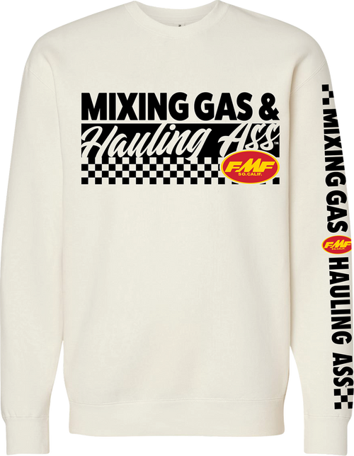 Fmf Fleece Crew Mixin Bone Sm Fa25121901Bonsm