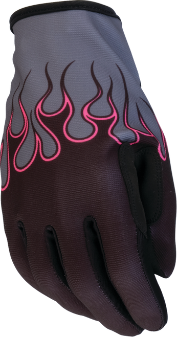 Z1R Z1R Glove Wmn Flame Black/Pink Lg