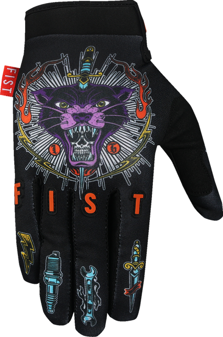 FIST HANDWEAR F-GS-01435-S Fist Handwear Glove Strapped Greg Lutzka Panther Sm F-Gs-01435-S