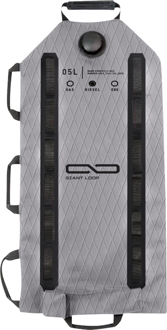 GIANT LOOP AB25-G2-G Giant Loop Bag Armadillo 2 Gallon Gray Ab25-G2-G