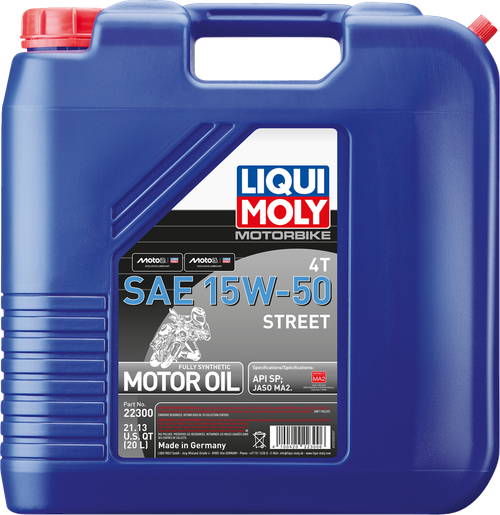 LIQUI MOLY 22300 Liqui Moly Sae 15W-50 4T Street 20L 22300