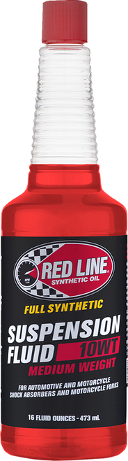 RED LINE SYNTHETIC OIL 91132 Red Line Synthetic Oil Medium 10Wt Suspension Fluid - 16Oz 91132