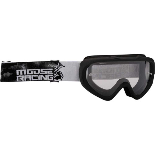 MOOSE RACING 26012660 Moose Racing Youth Qualifier Goggles - Agroid - Stealth - Clear 2601-2660