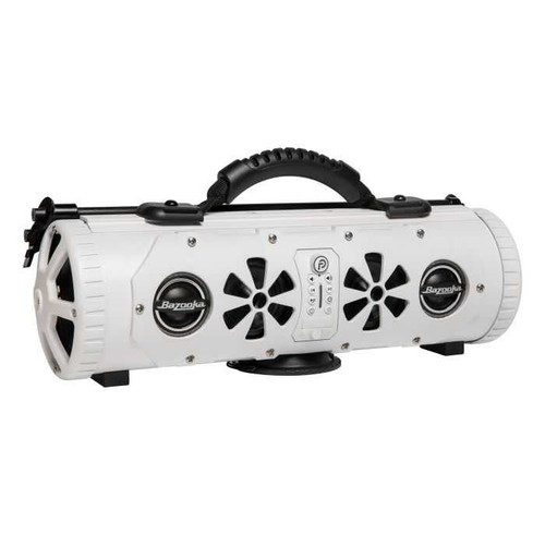 BAZOOKA AUDIO BPB16-G3-BAT-WH Bazooka Audio Bazooka Bluetooth Mini G3 Party Bar 16" White Bpb16-G3-Bat-Wh