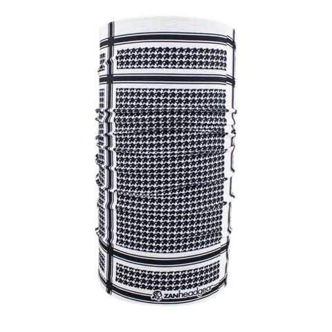 BOBSTER T235BW Bobster Motley Tube Polyester Houndstooth Blk & Wht T235Bw