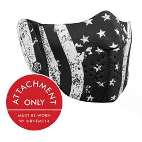 BOBSTER WBNFM091H Bobster Modi-Face Detachable Mask Black/White Vintage Flag Wbnfm091H